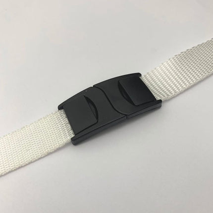 StrapRyte hebillas Hebilla "Breakaway" de plástico curvada de seguridad StrapRyte® - 50 unidades