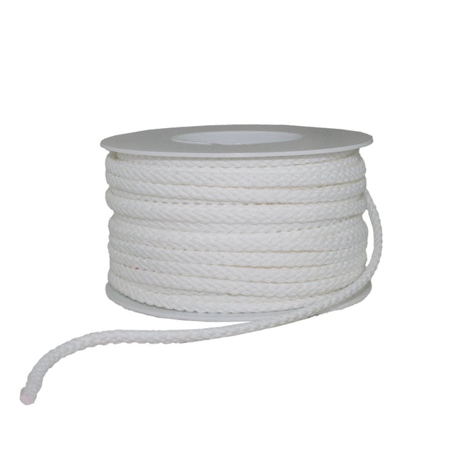 StrapRyte cordón Blanco Cordón de algodón trenzado de 5 mm StrapRyte® - 25 metros