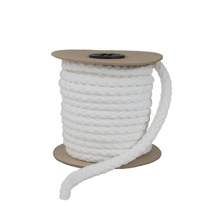StrapRyte cordón Blanco Cordón de algodón trenzado de 9 mm StrapRyte® - 10 metros